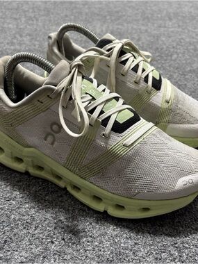 Size 7.5 - On CloudGo Running Shoes Womens Grey/Lime Green Sneakers 55.98624